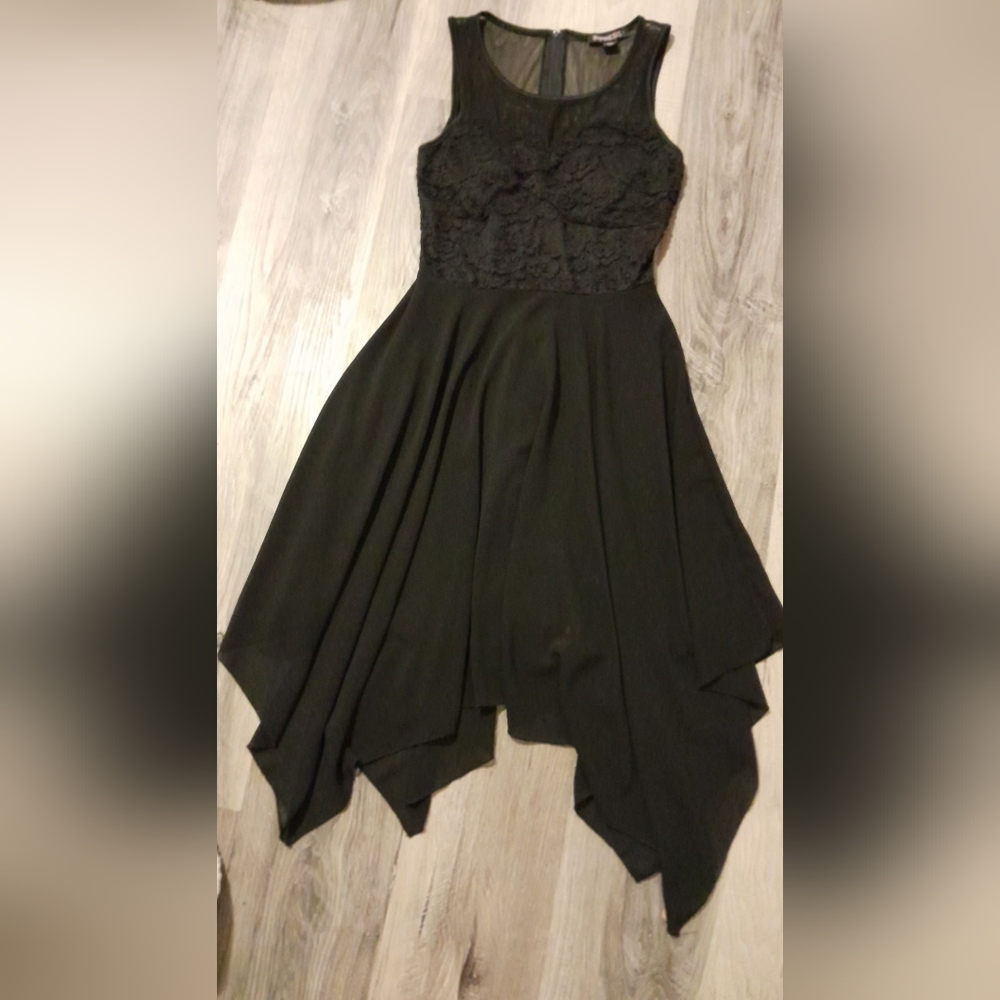 Black "IMPRESS" Dress